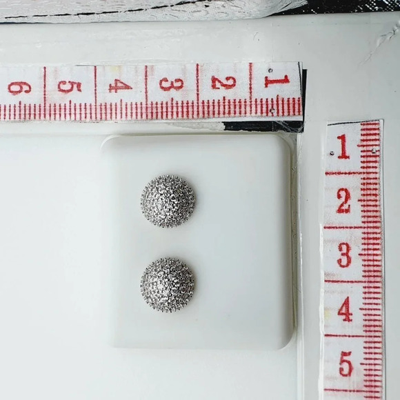 "925 Sterling Silver Plated CZ Earrings, EVBRS430 - Picture 9 of 9